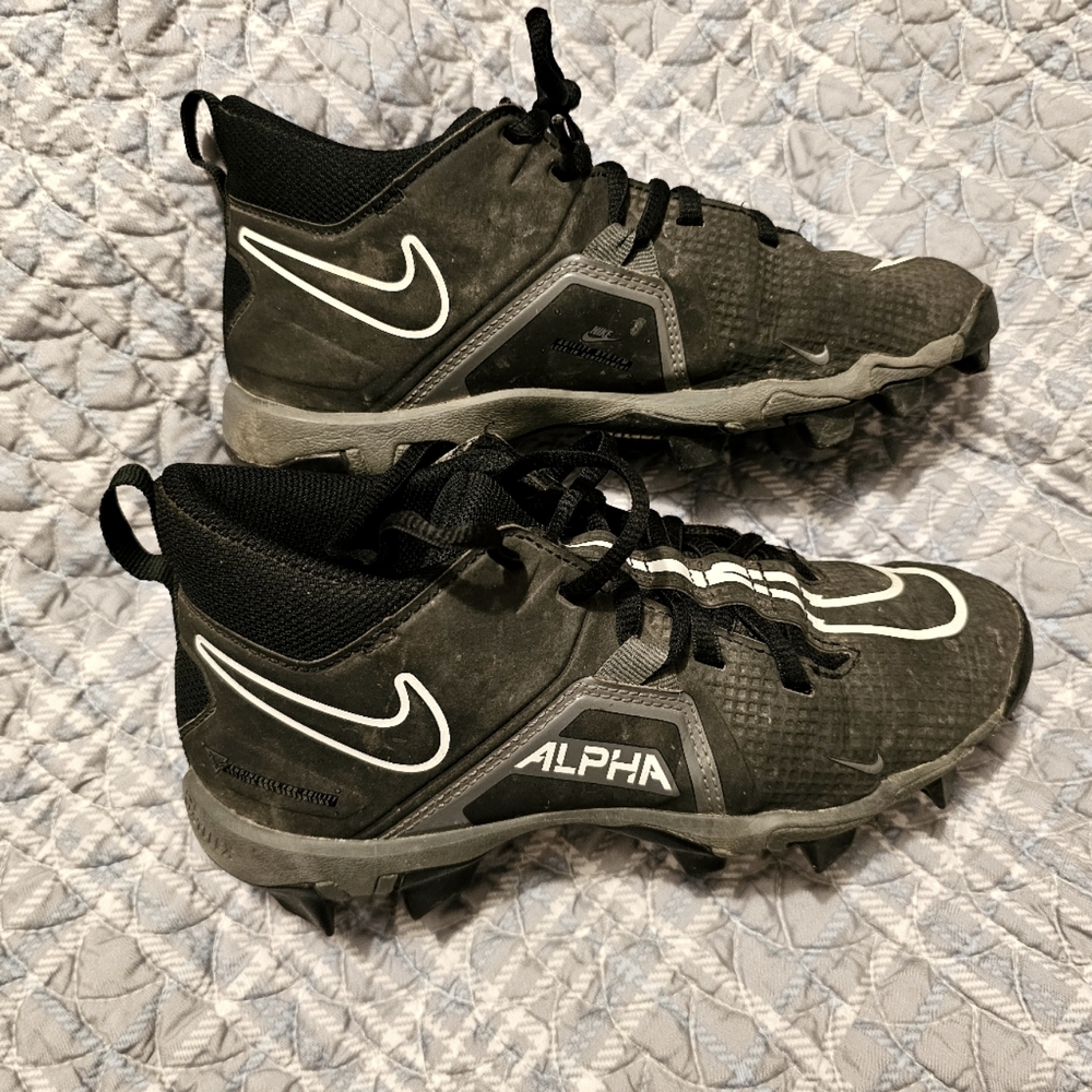 Nike Kids Alpha Black Cleats